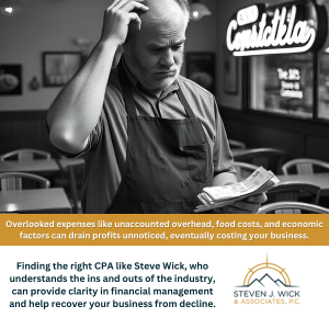 Tired of your restaurant's finances getting roasted? Call us today!
